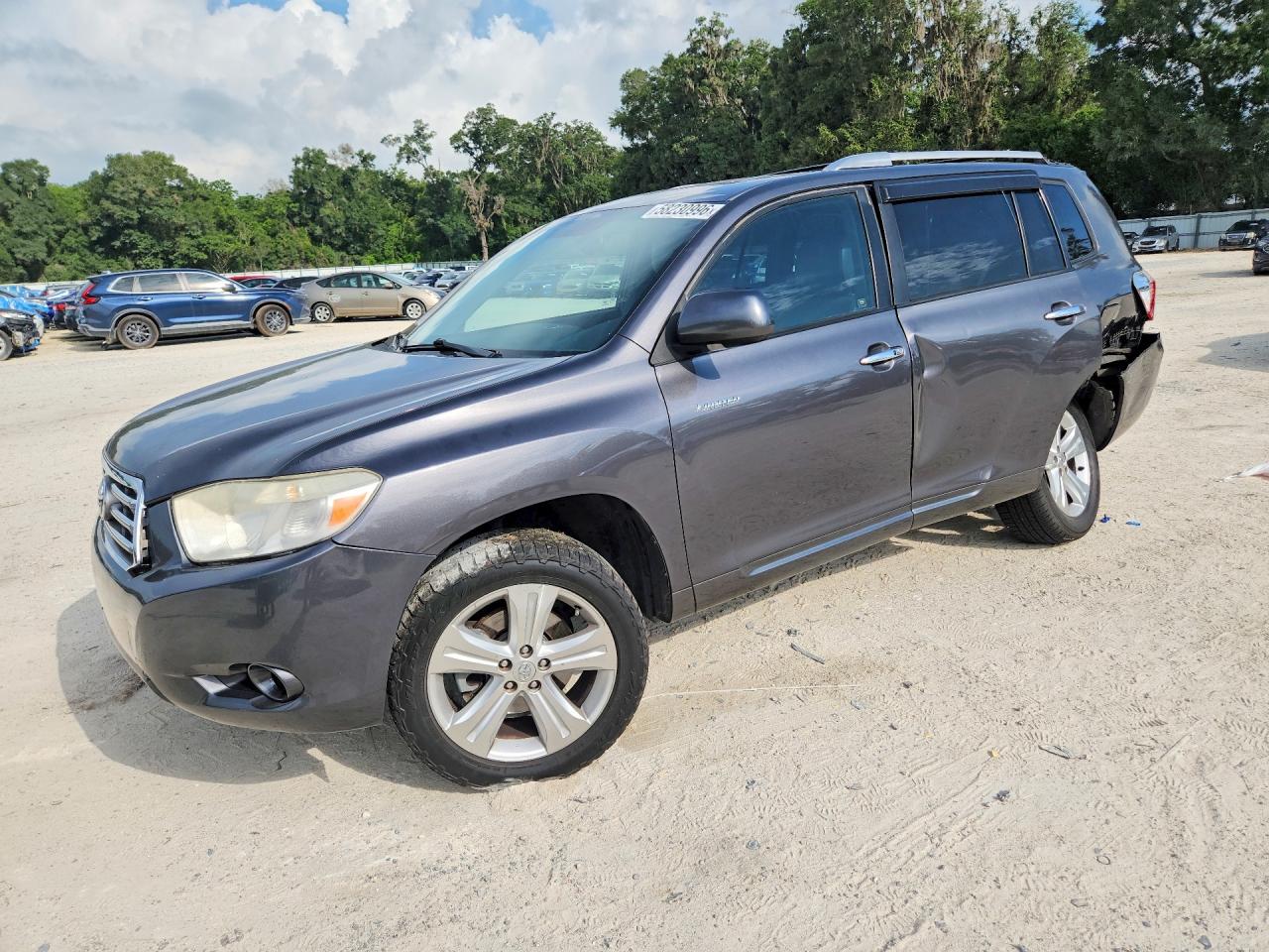 2010 Toyota Highlander Limited Серый vin: 5TDYK3EH7AS020368