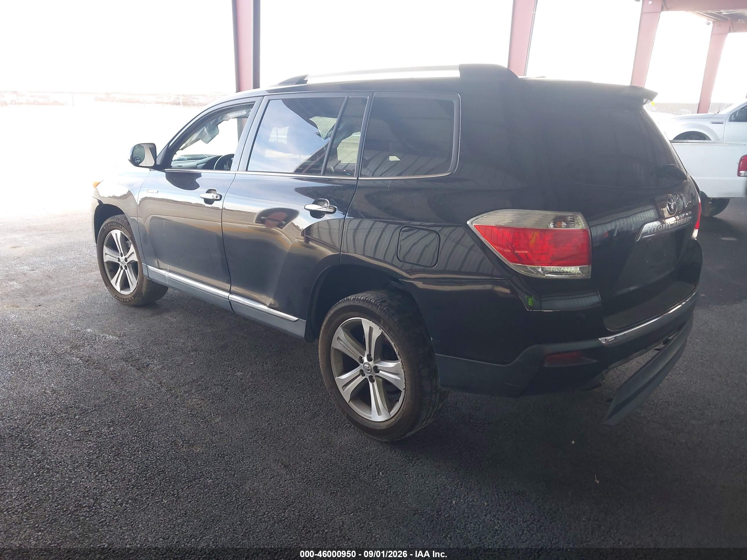 2011 Toyota Highlander Limited V6 Black vin: 5TDYK3EH7BS024101