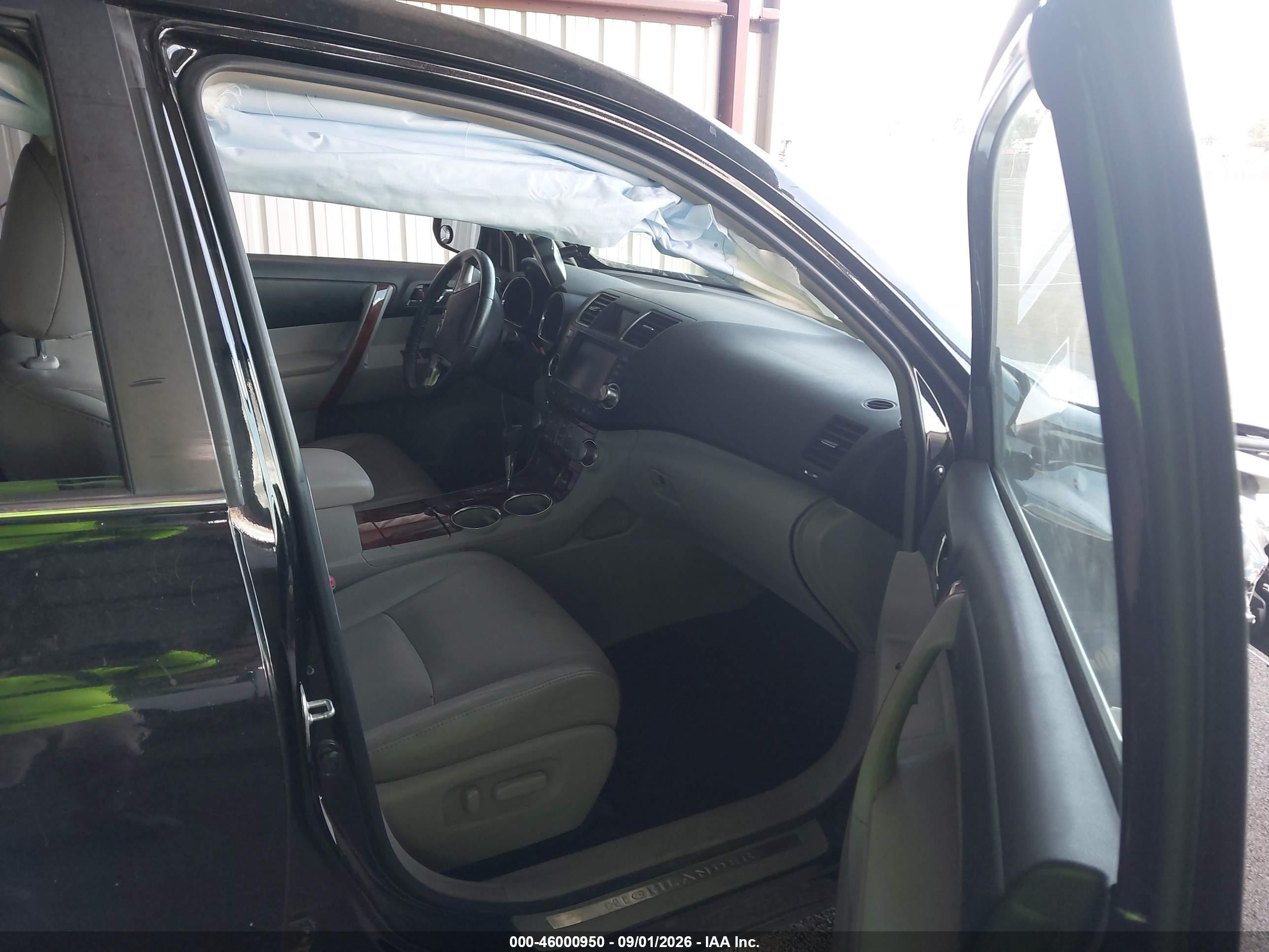 2011 Toyota Highlander Limited V6 Black vin: 5TDYK3EH7BS024101