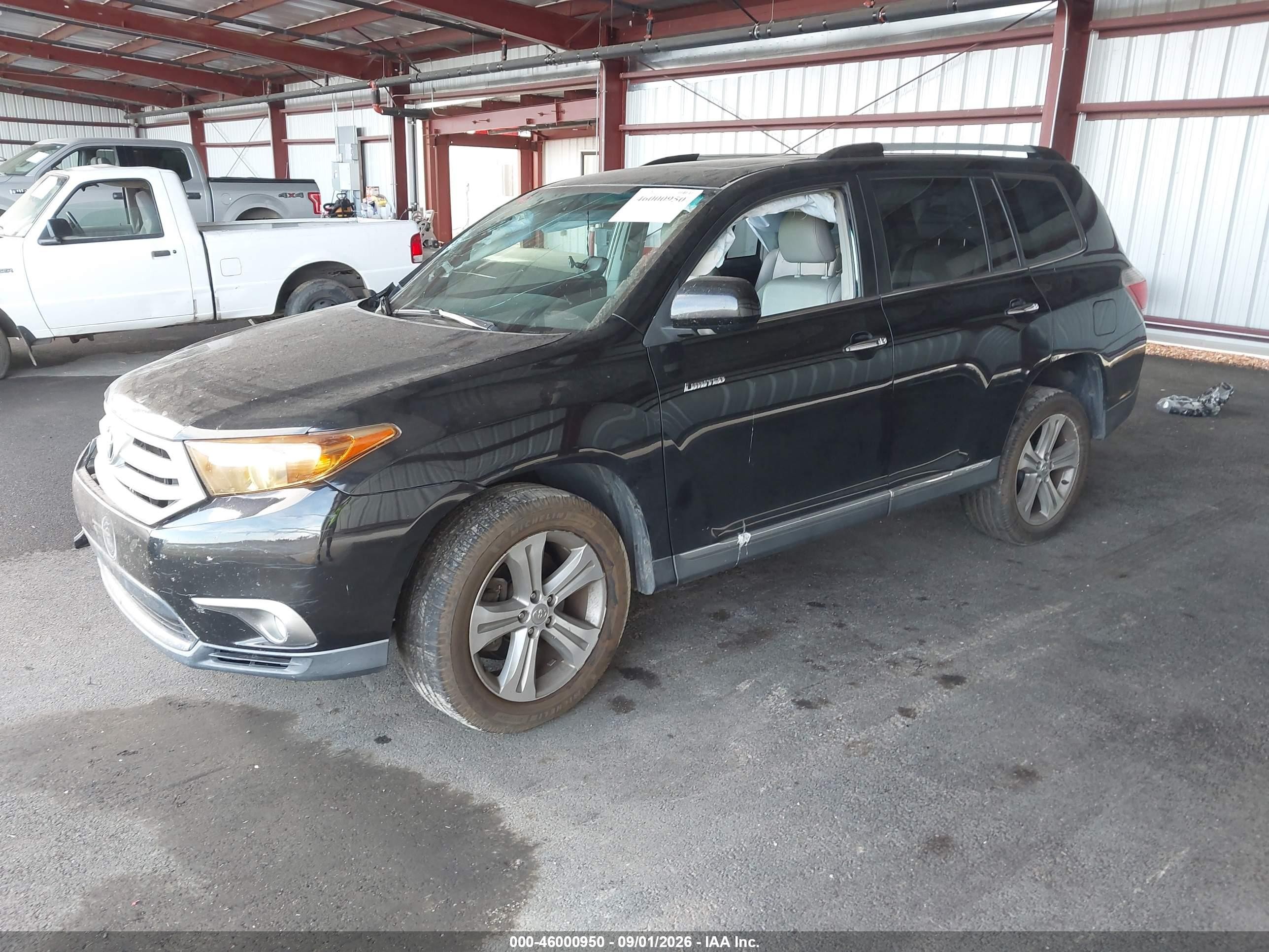 2011 Toyota Highlander Limited V6 Black vin: 5TDYK3EH7BS024101