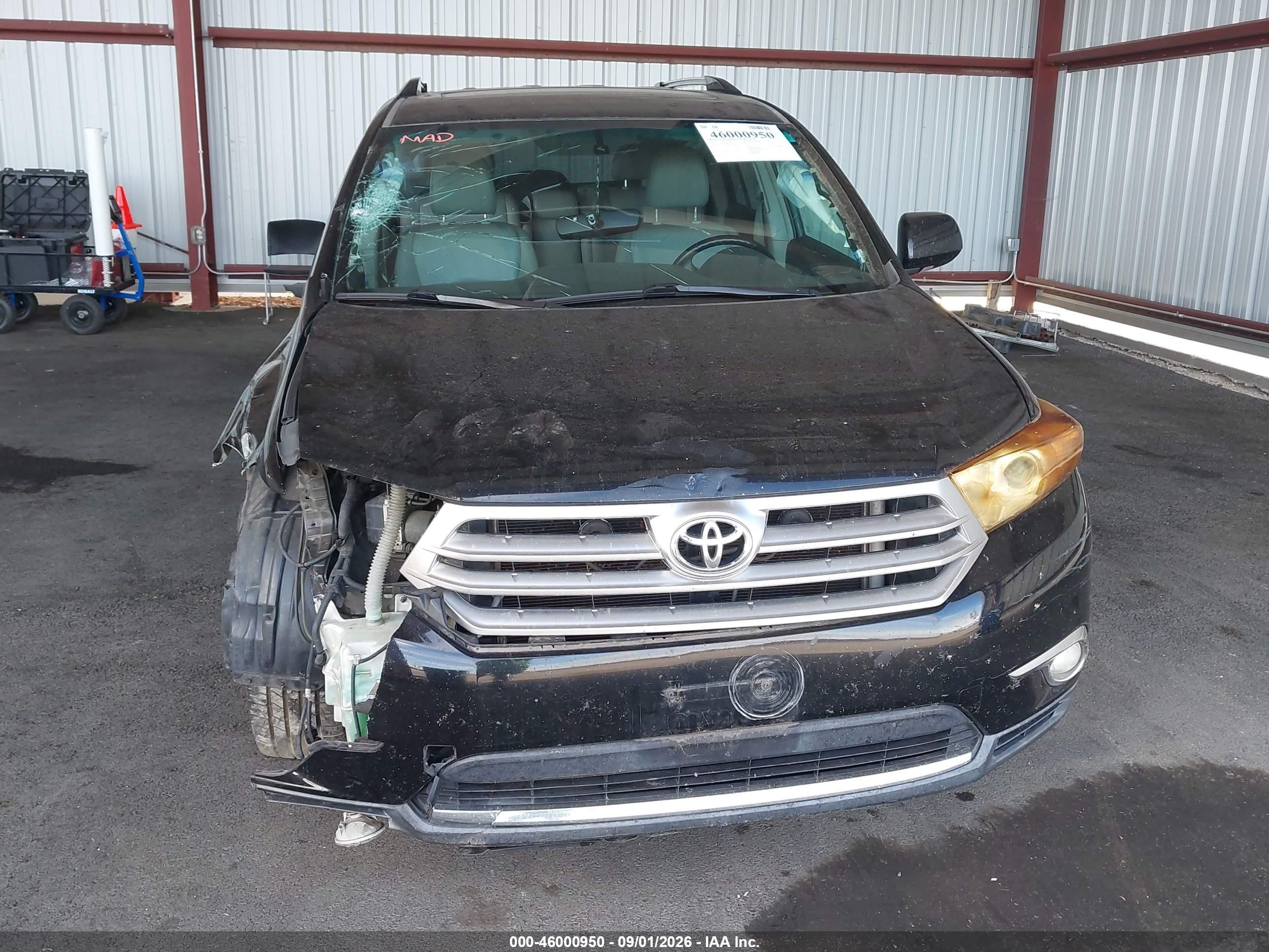 2011 Toyota Highlander Limited V6 Black vin: 5TDYK3EH7BS024101