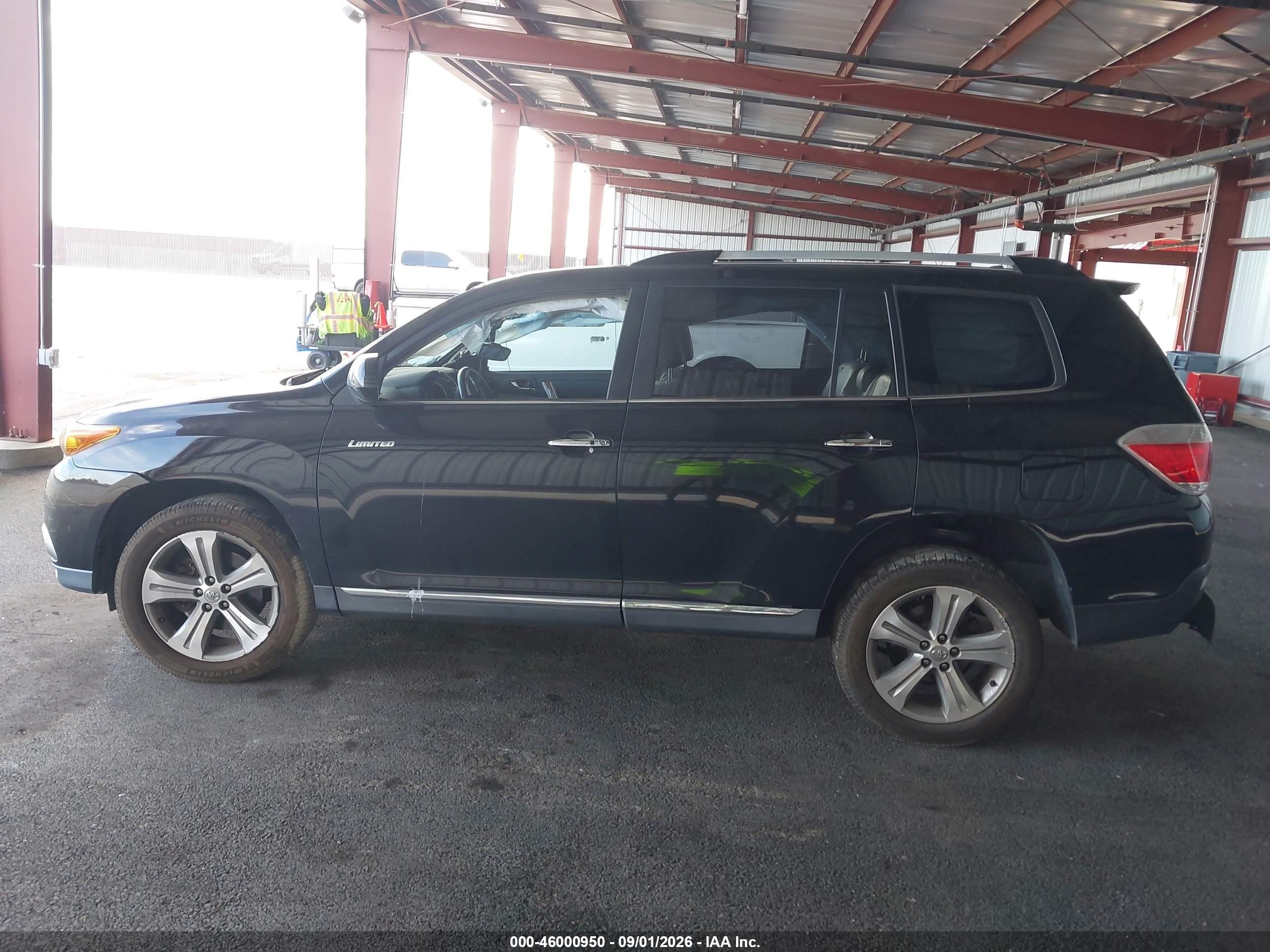 2011 Toyota Highlander Limited V6 Black vin: 5TDYK3EH7BS024101