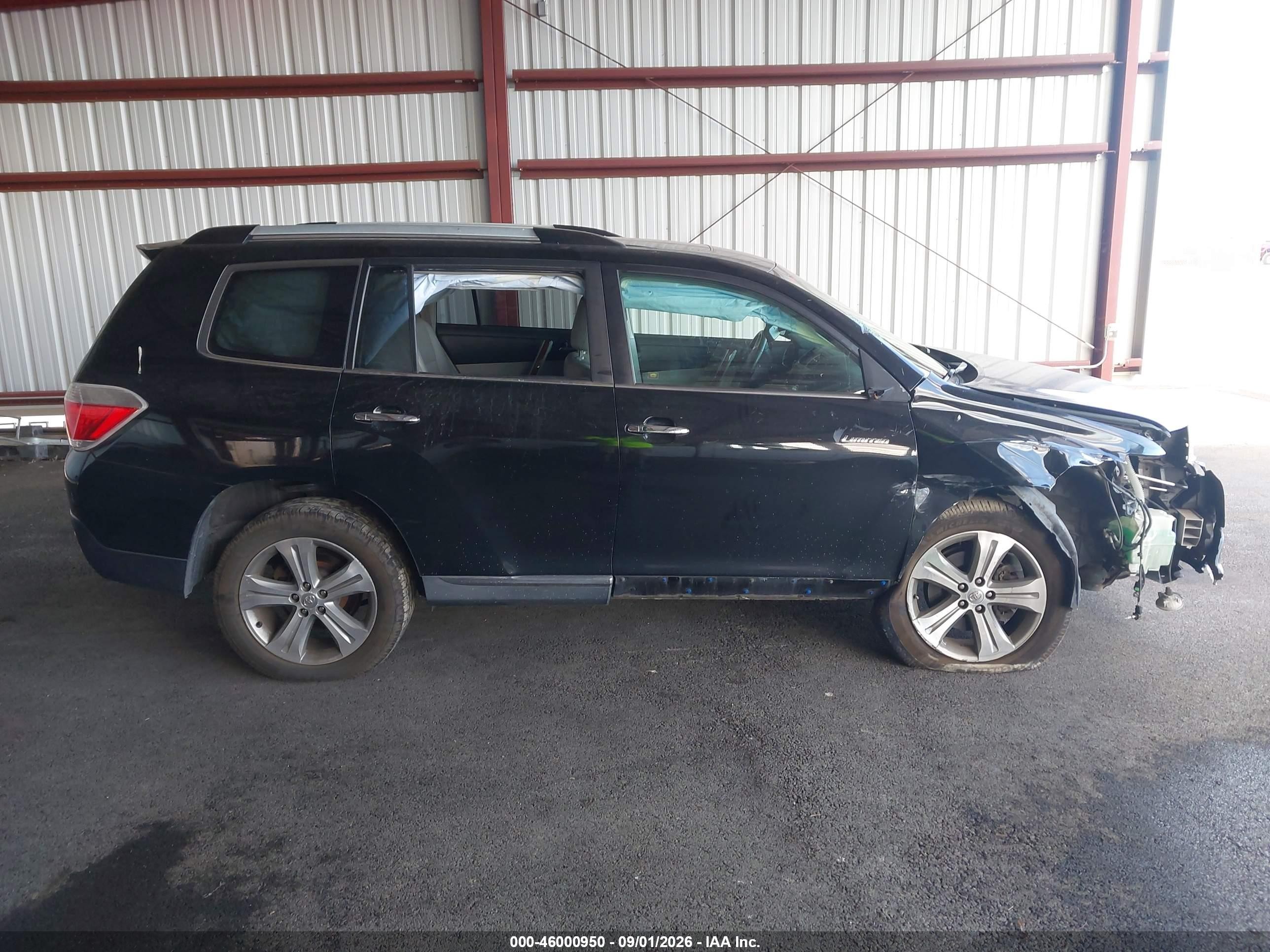 2011 Toyota Highlander Limited V6 Black vin: 5TDYK3EH7BS024101