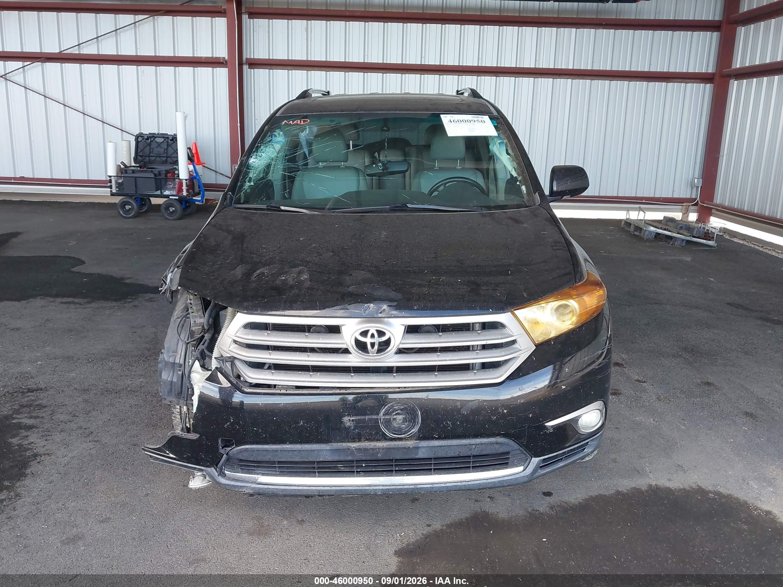 2011 Toyota Highlander Limited V6 Black vin: 5TDYK3EH7BS024101