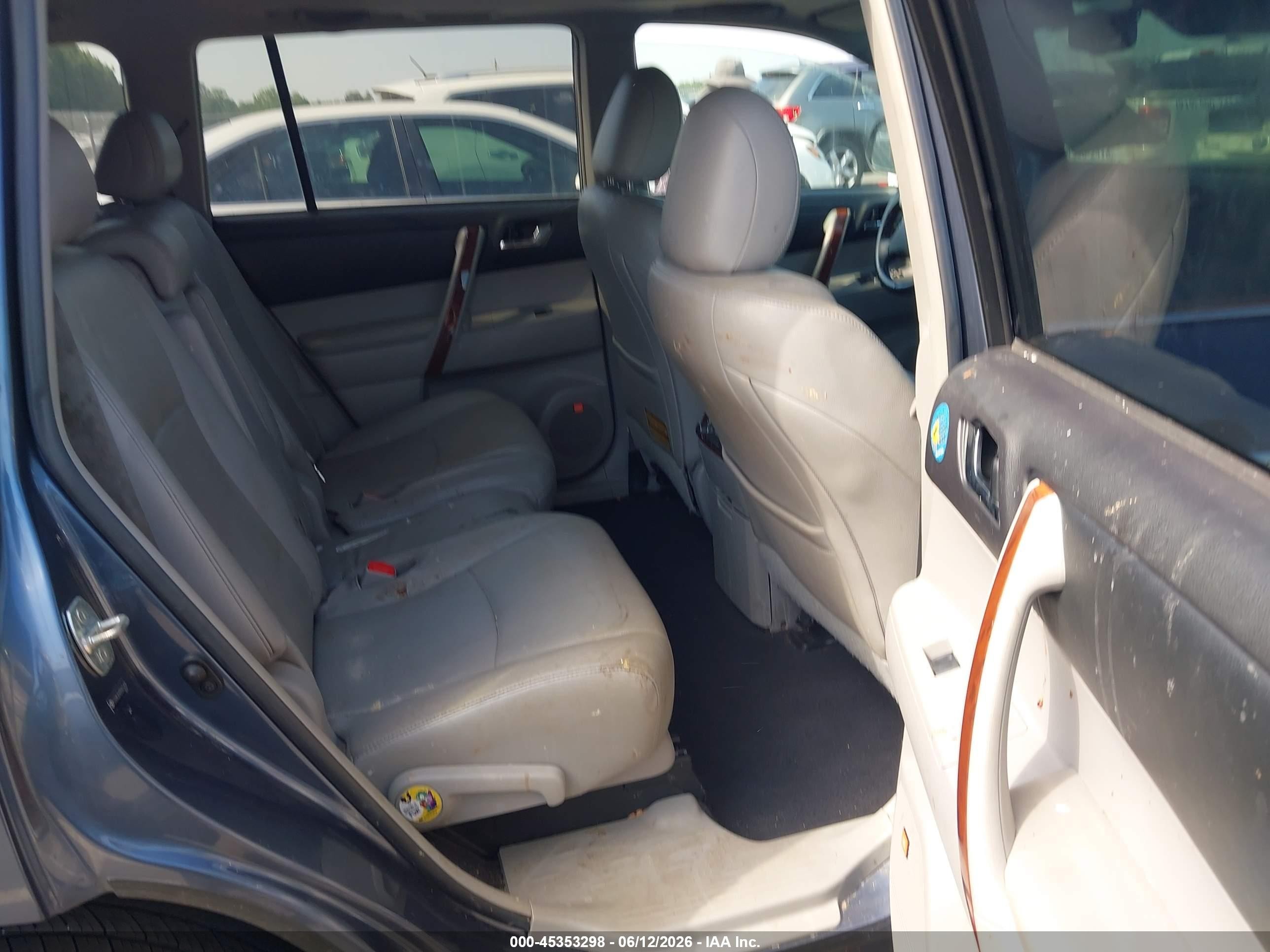 2011 Toyota Highlander Limited V6 Blue vin: 5TDYK3EH7BS025409