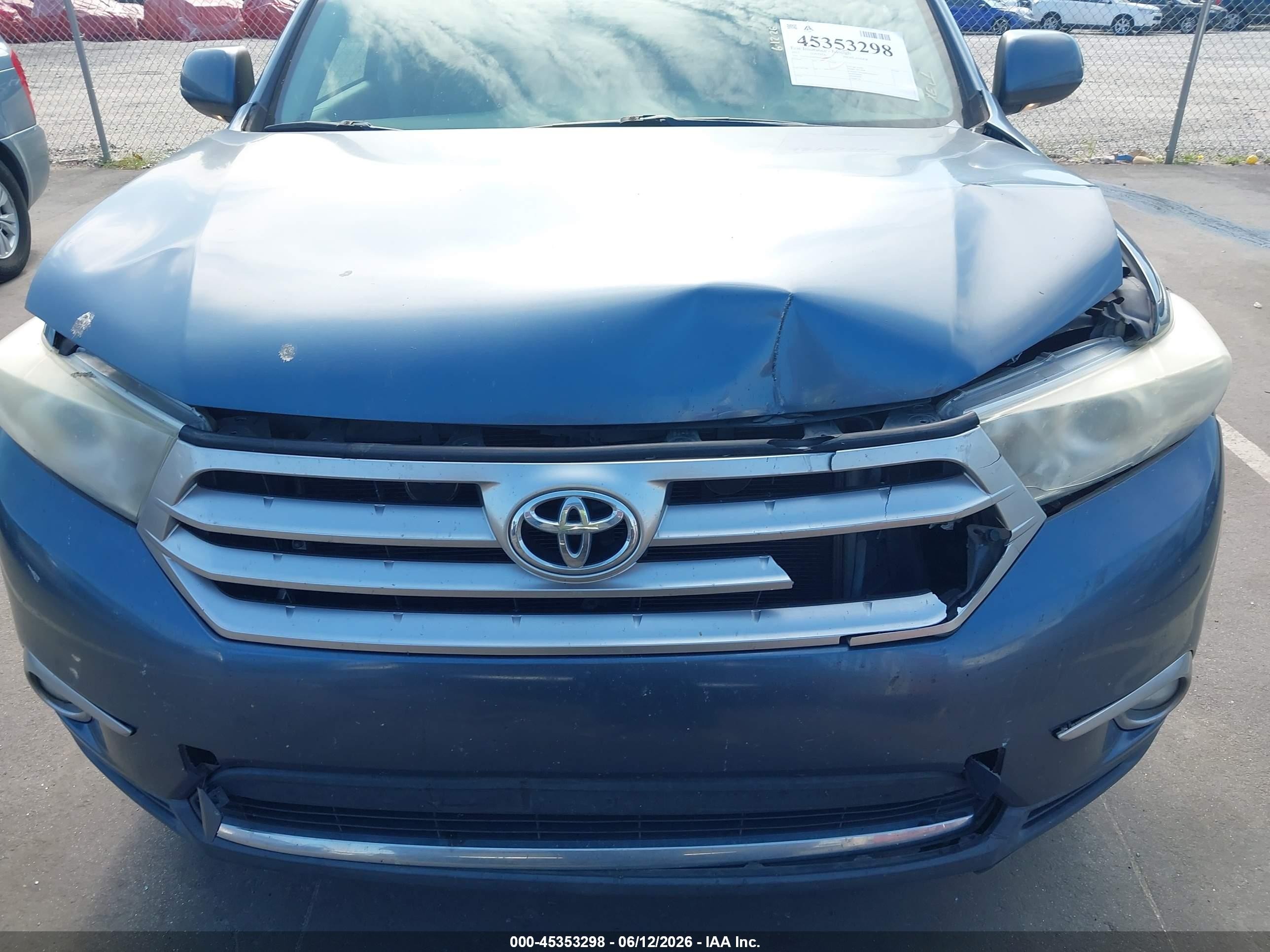 2011 Toyota Highlander Limited V6 Blue vin: 5TDYK3EH7BS025409