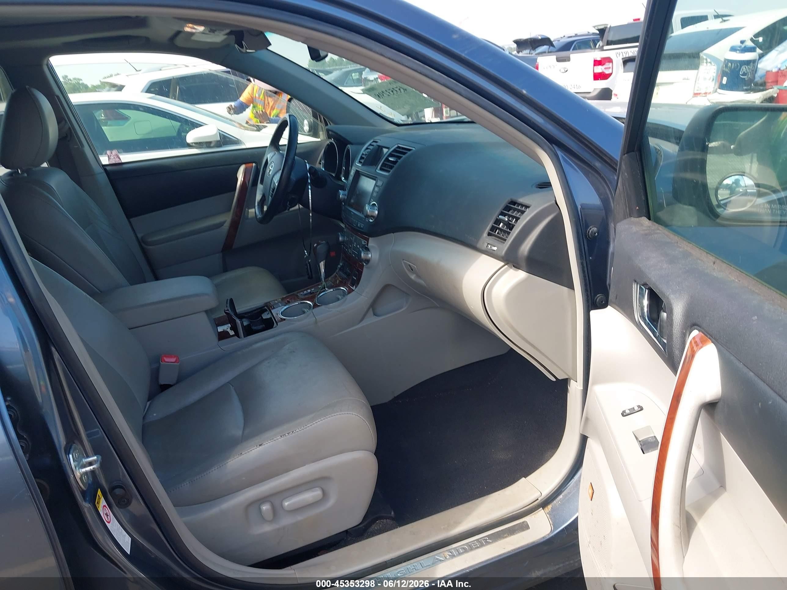 2011 Toyota Highlander Limited V6 Blue vin: 5TDYK3EH7BS025409