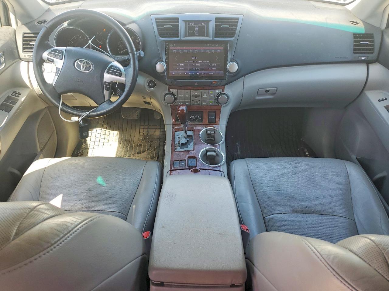 2012 Toyota Highlander Limited White vin: 5TDYK3EH7CS062087