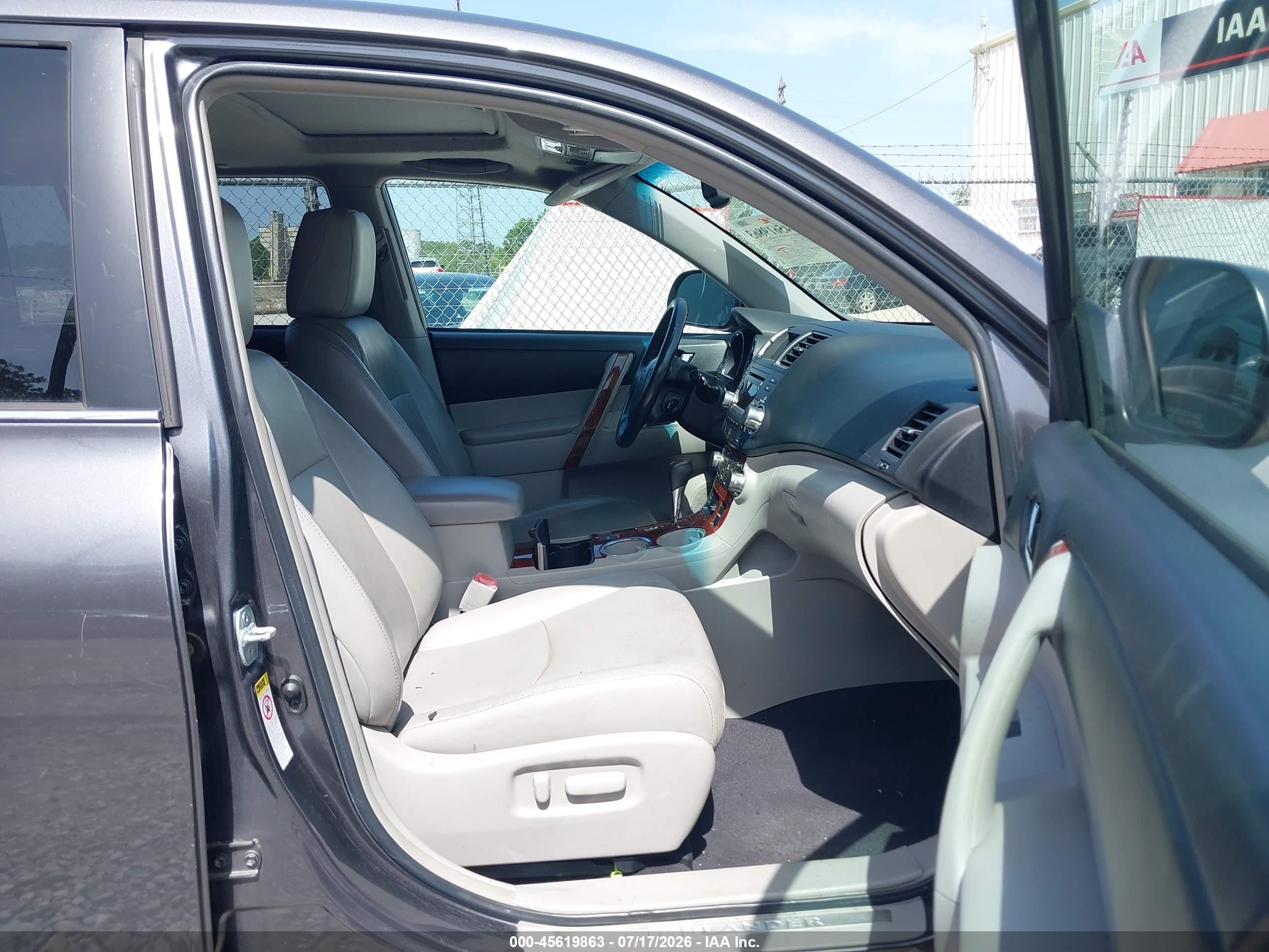2012 Toyota Highlander Limited V6 Gray vin: 5TDYK3EH7CS065989