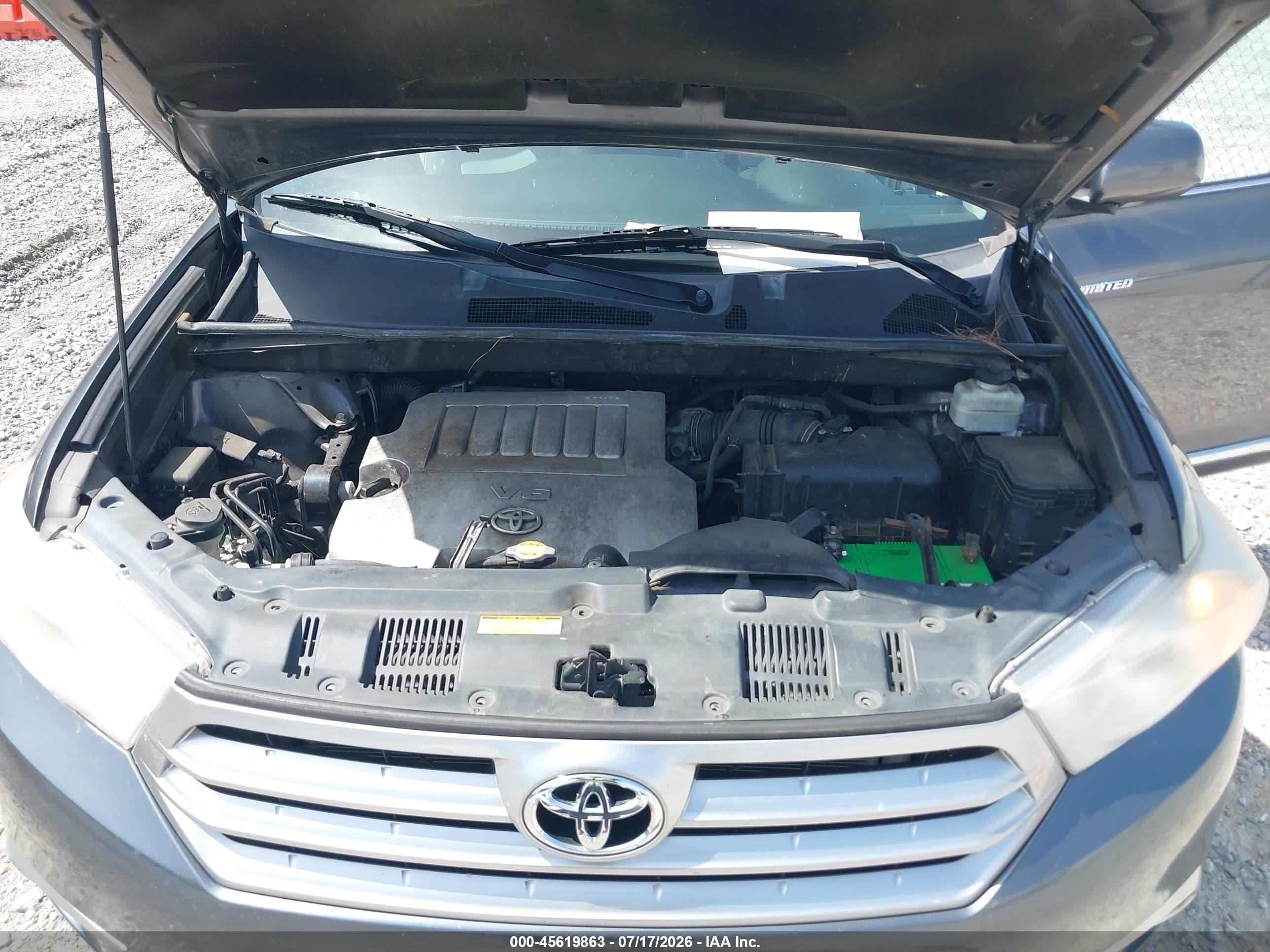 2012 Toyota Highlander Limited V6 Gray vin: 5TDYK3EH7CS065989