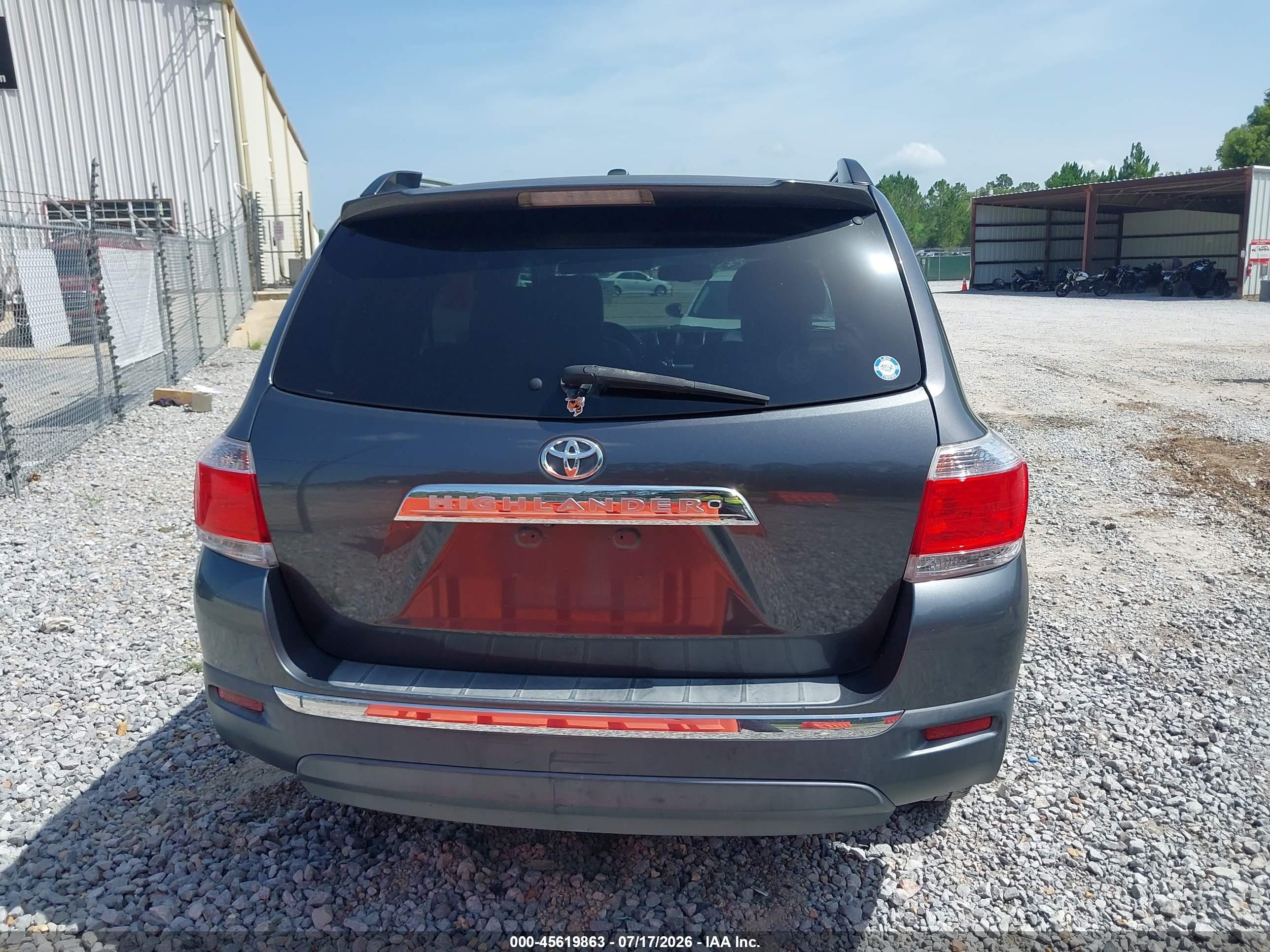 2012 Toyota Highlander Limited V6 Gray vin: 5TDYK3EH7CS065989