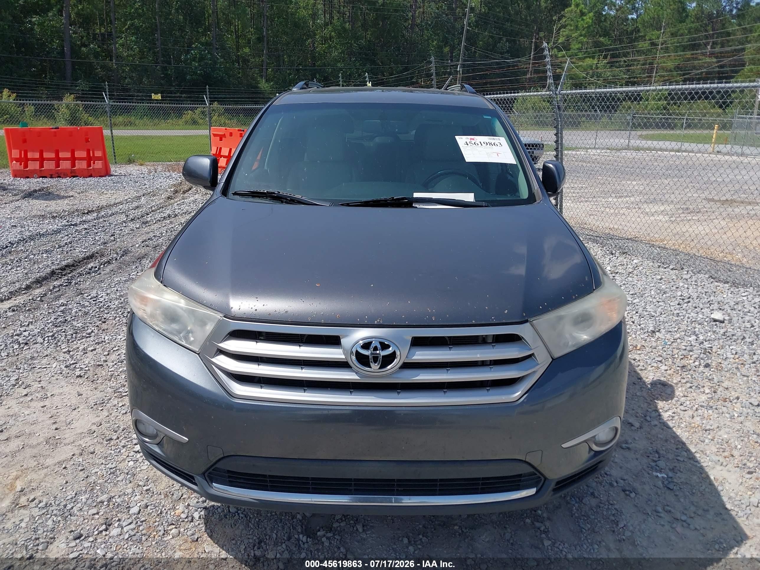 2012 Toyota Highlander Limited V6 Gray vin: 5TDYK3EH7CS065989
