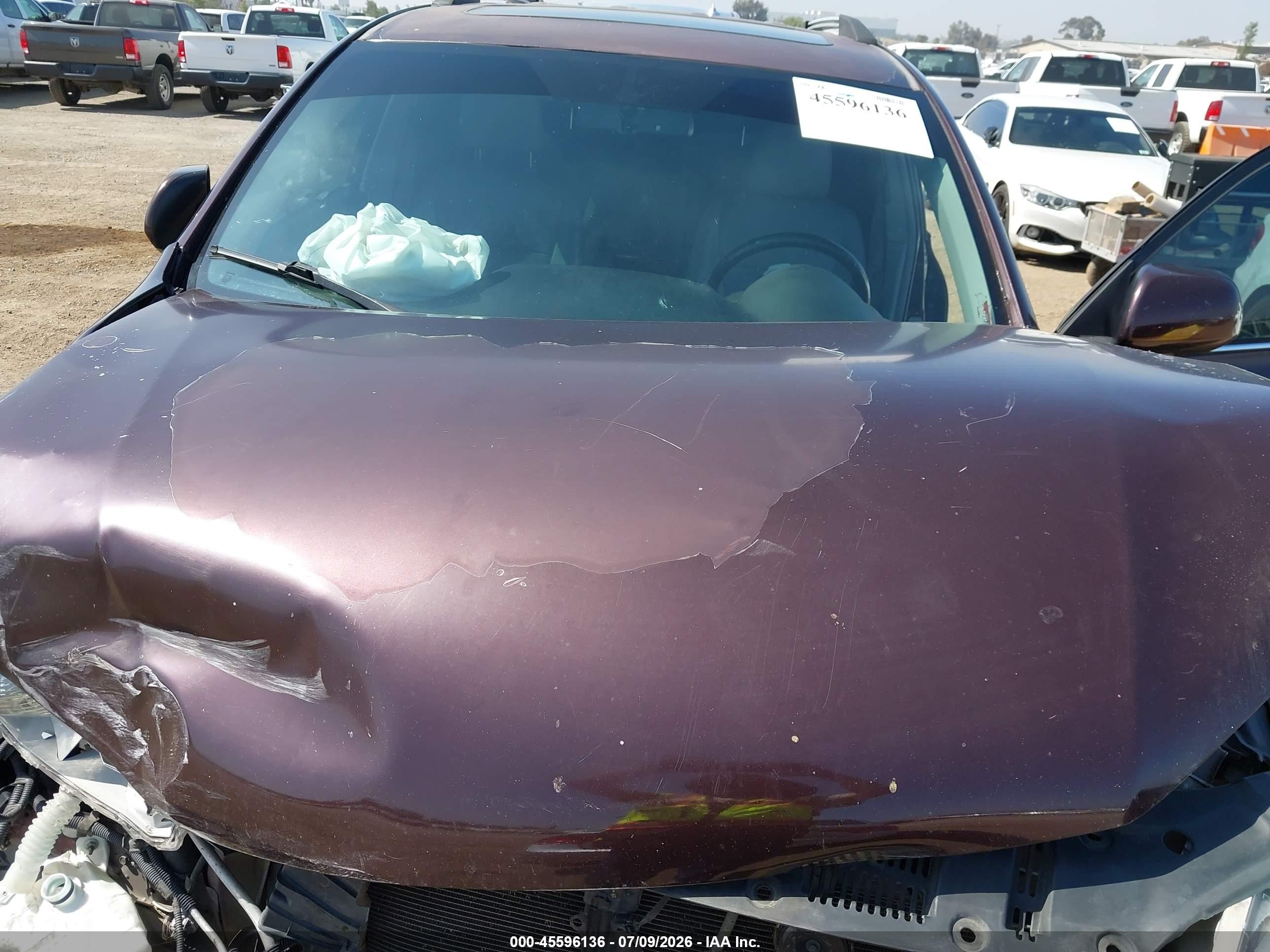 2012 Toyota Highlander Limited V6 Burgundy vin: 5TDYK3EH7CS081271