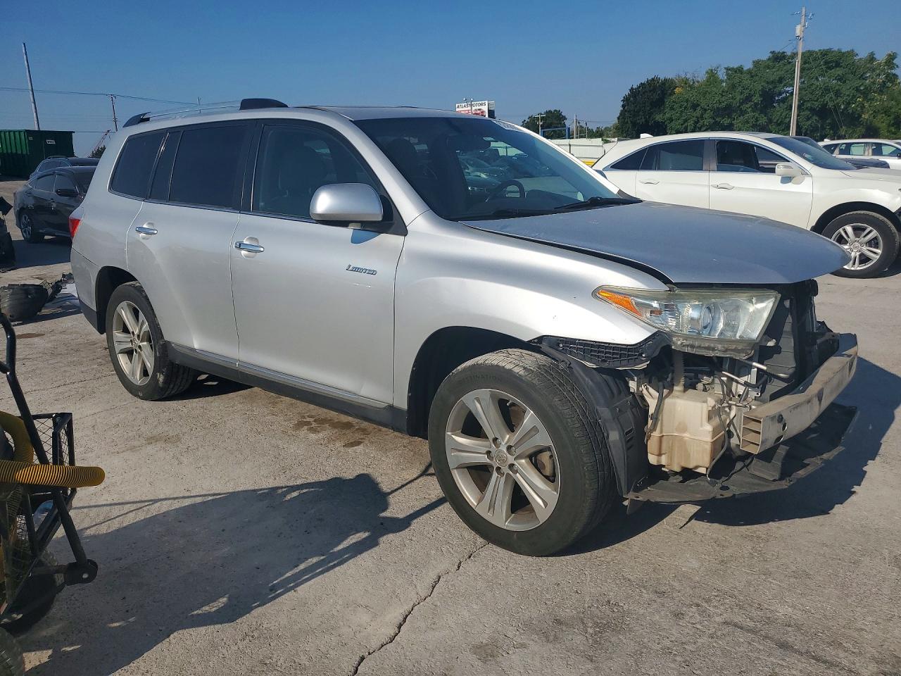 2012 Toyota Highlander Limited Silver vin: 5TDYK3EH7CS081416