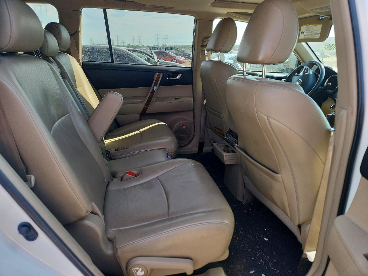 2013 Toyota Highlander Limited White vin: 5TDYK3EH7DS100290