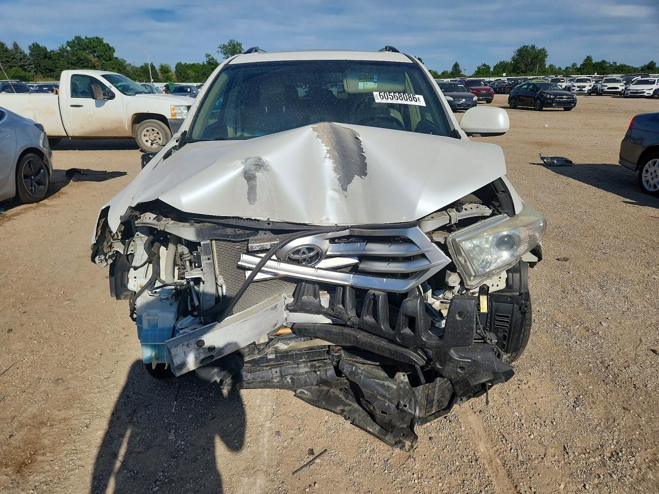 2013 Toyota Highlander Limited White vin: 5TDYK3EH7DS100290