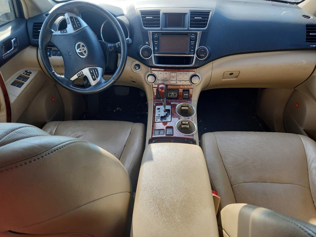 2013 Toyota Highlander Limited White vin: 5TDYK3EH7DS100290