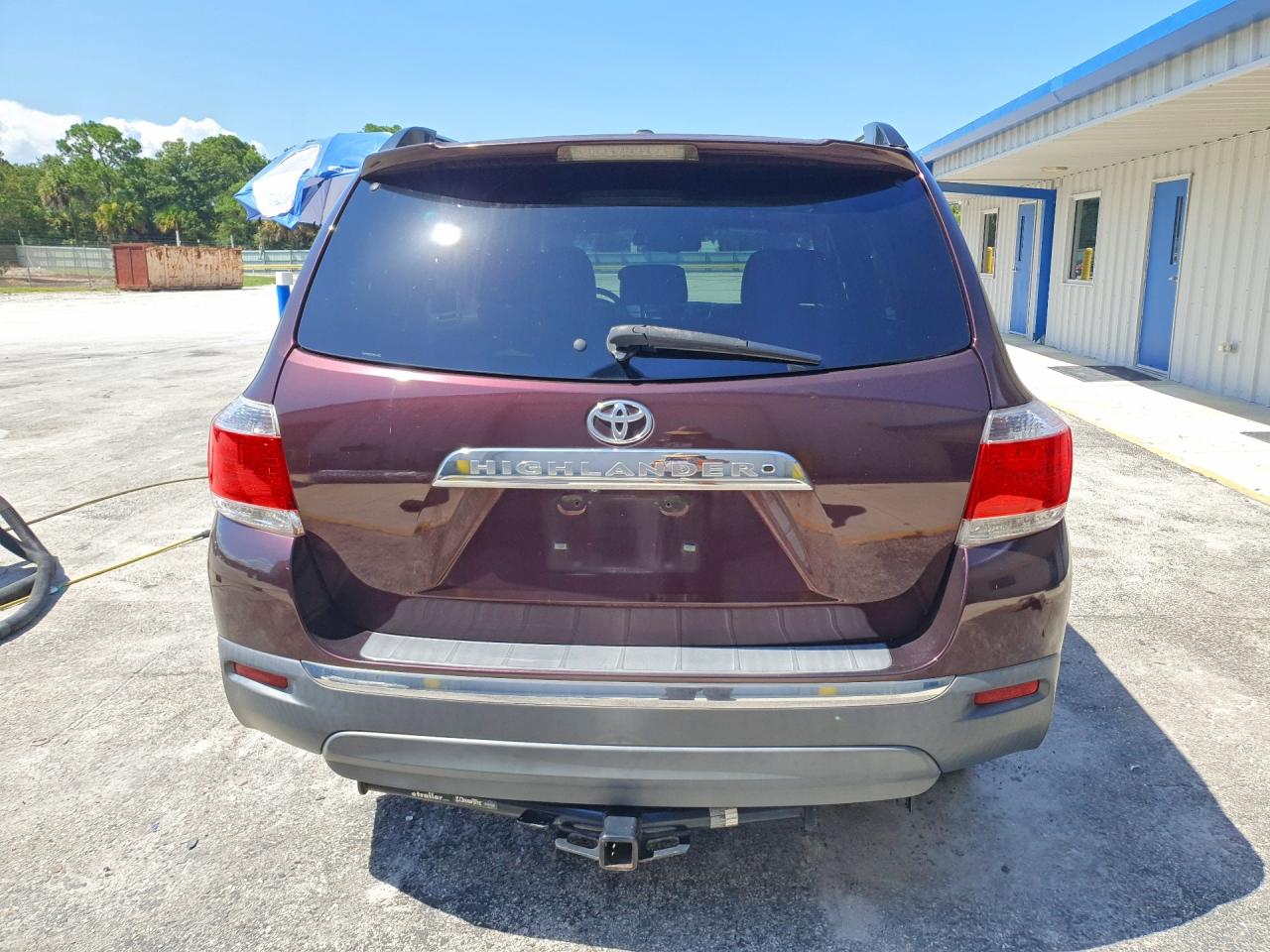 2013 Toyota Highlander Limited Burgundy vin: 5TDYK3EH7DS114593