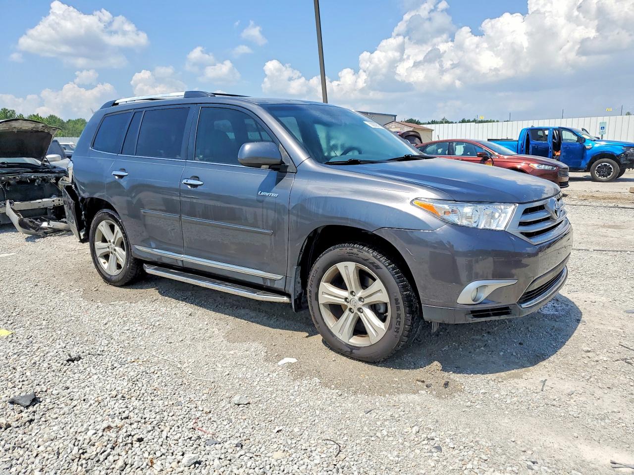 2013 Toyota Highlander Limited Gray vin: 5TDYK3EH7DS126470