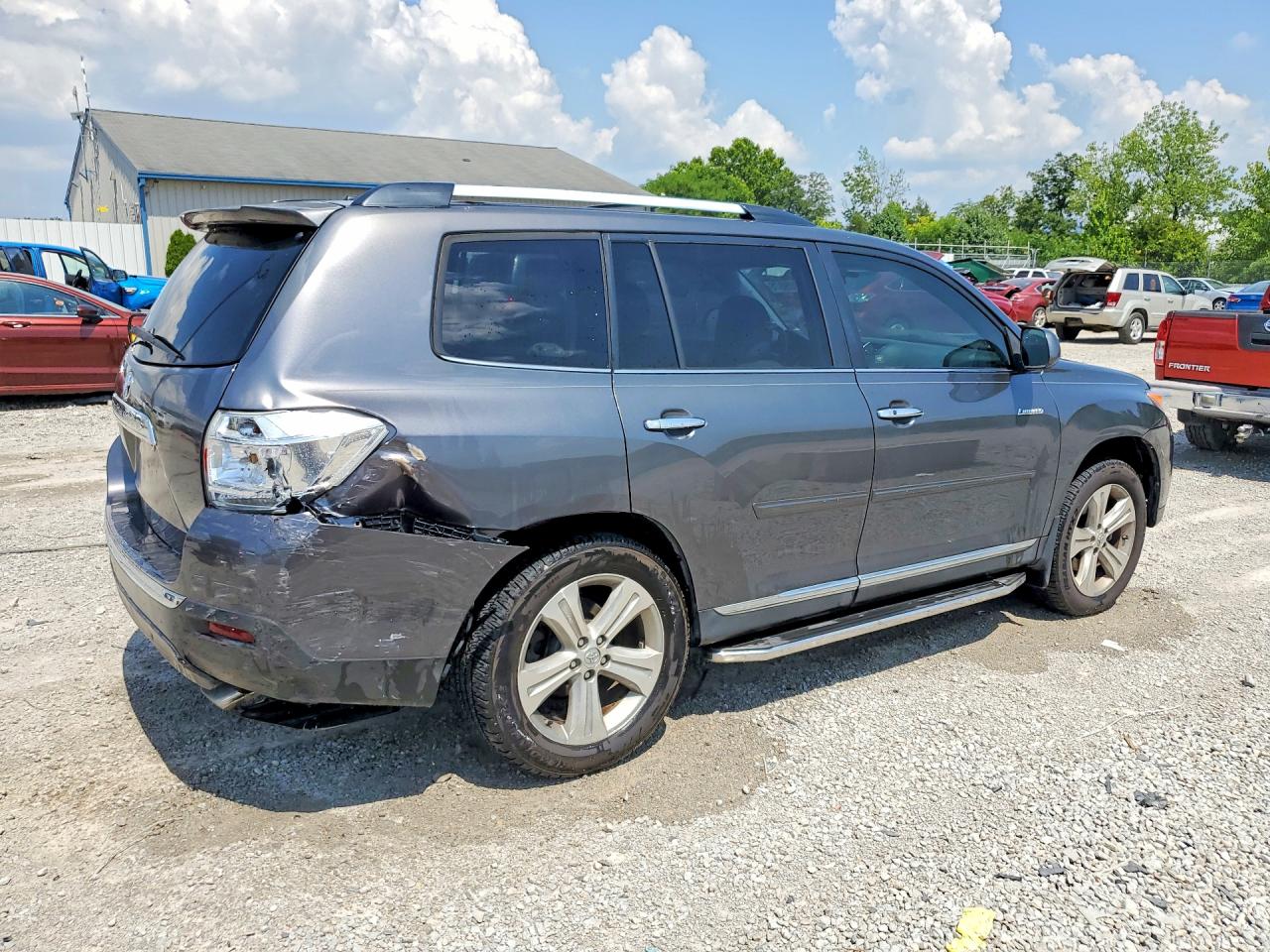 2013 Toyota Highlander Limited Gray vin: 5TDYK3EH7DS126470