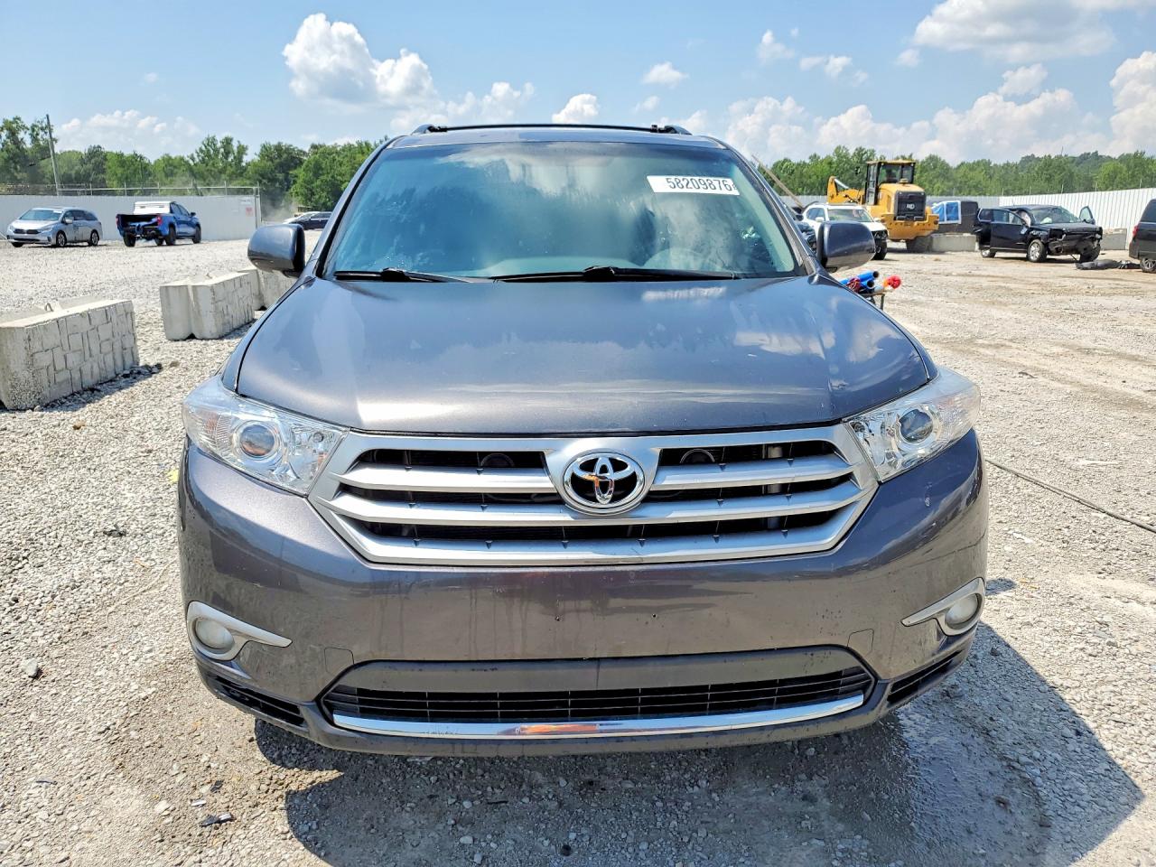 2013 Toyota Highlander Limited Gray vin: 5TDYK3EH7DS126470