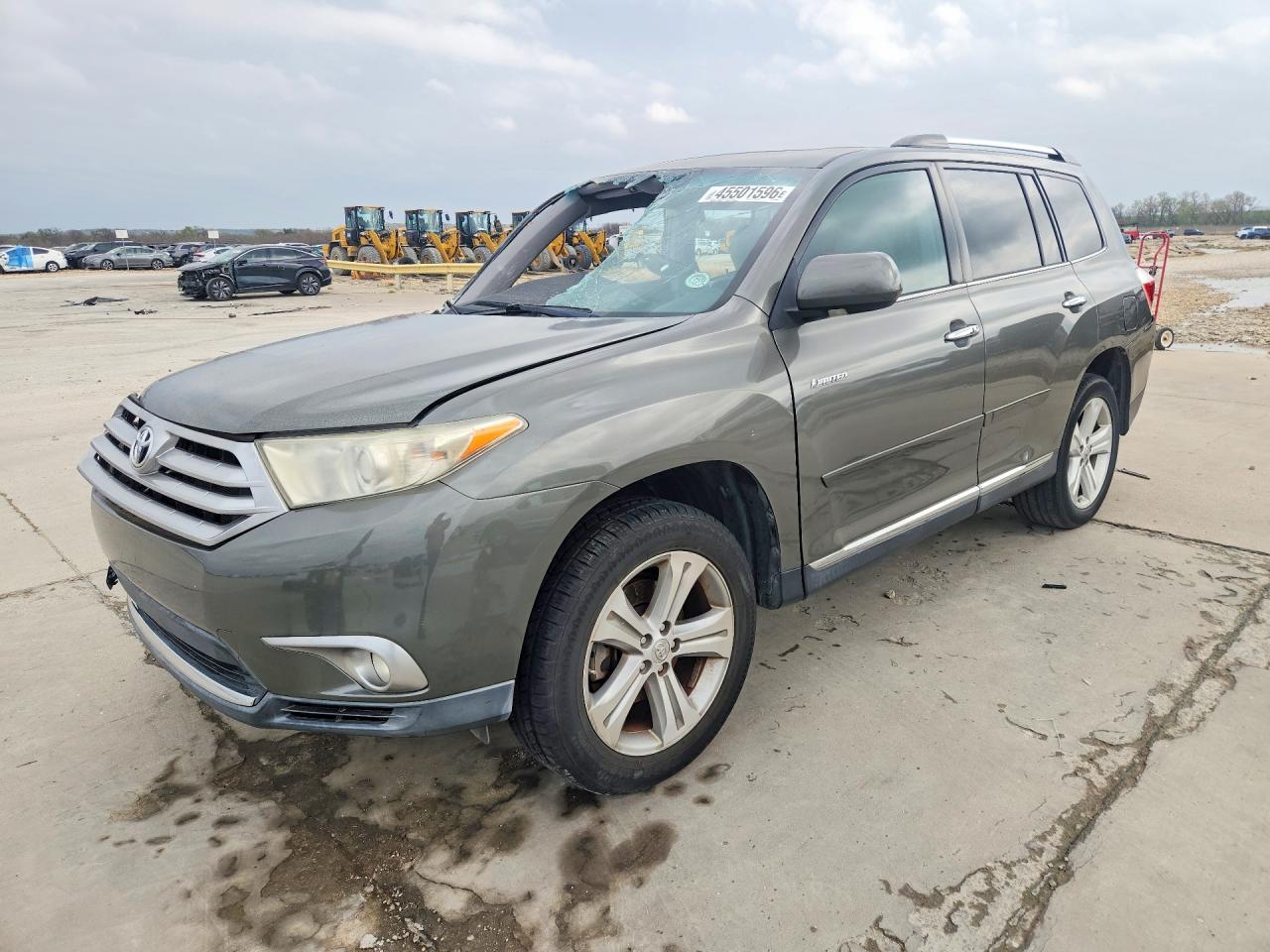 2011 Toyota Highlander Limited Gray vin: 5TDYK3EH8BS033695