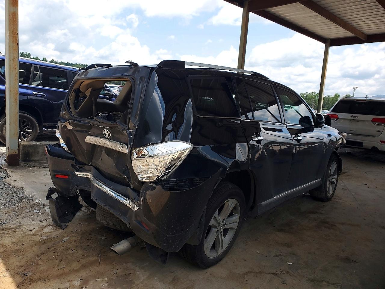 2012 Toyota Highlander Limited Черный vin: 5TDYK3EH8CS062003