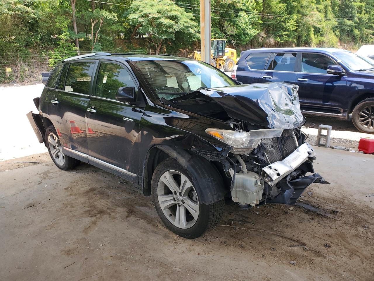 2012 Toyota Highlander Limited Черный vin: 5TDYK3EH8CS062003