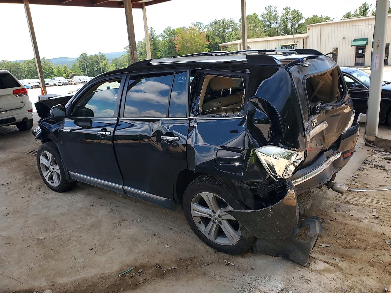 2012 Toyota Highlander Limited Черный vin: 5TDYK3EH8CS062003
