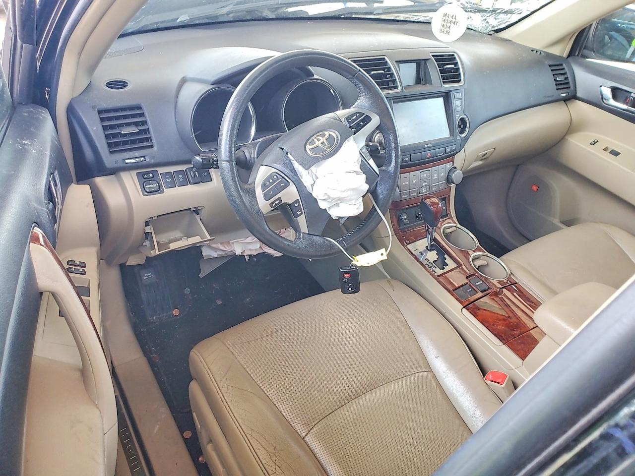 2012 Toyota Highlander Limited Черный vin: 5TDYK3EH8CS062003