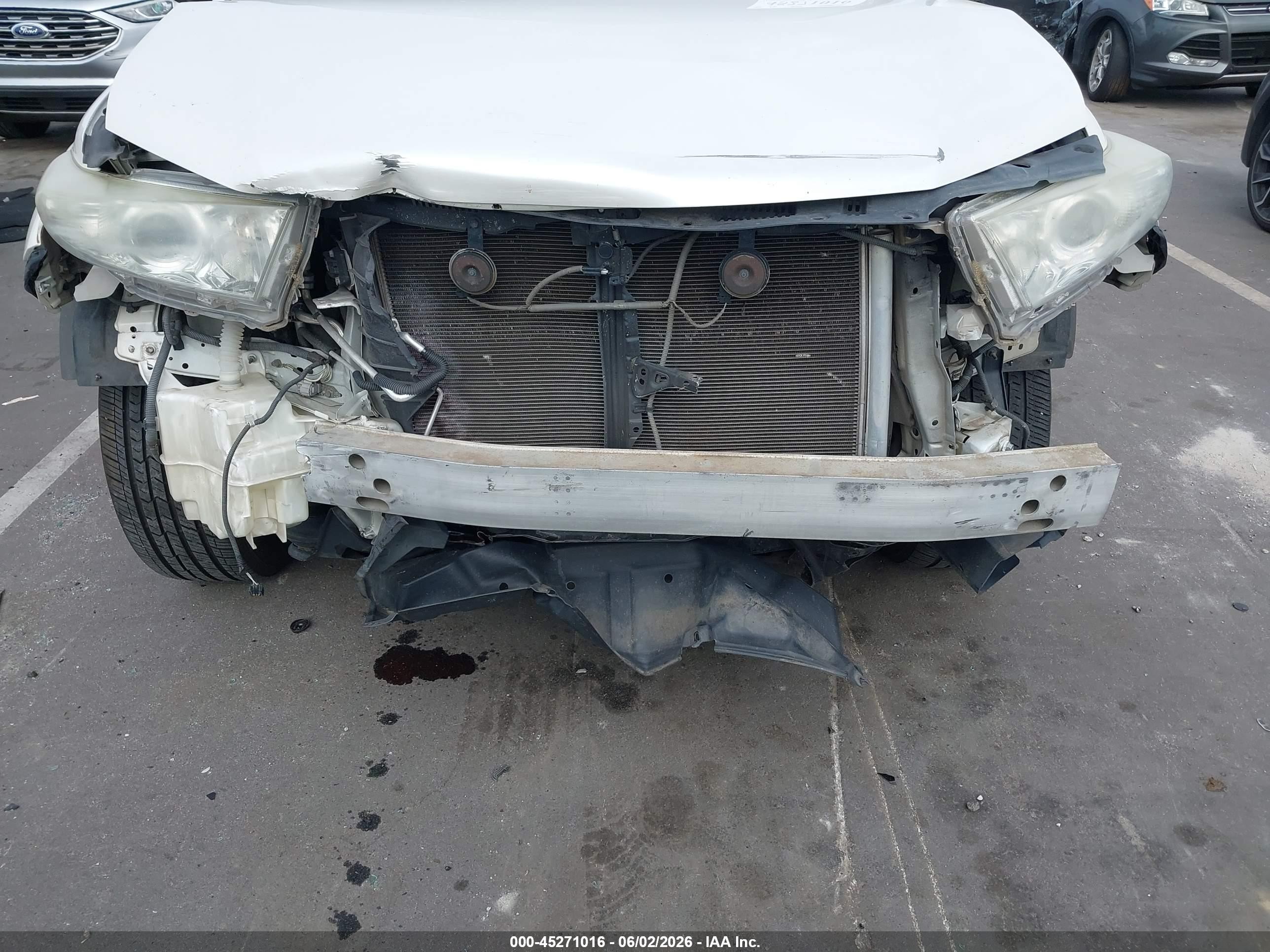 2013 Toyota Highlander Limited V6 White vin: 5TDYK3EH8DS097013