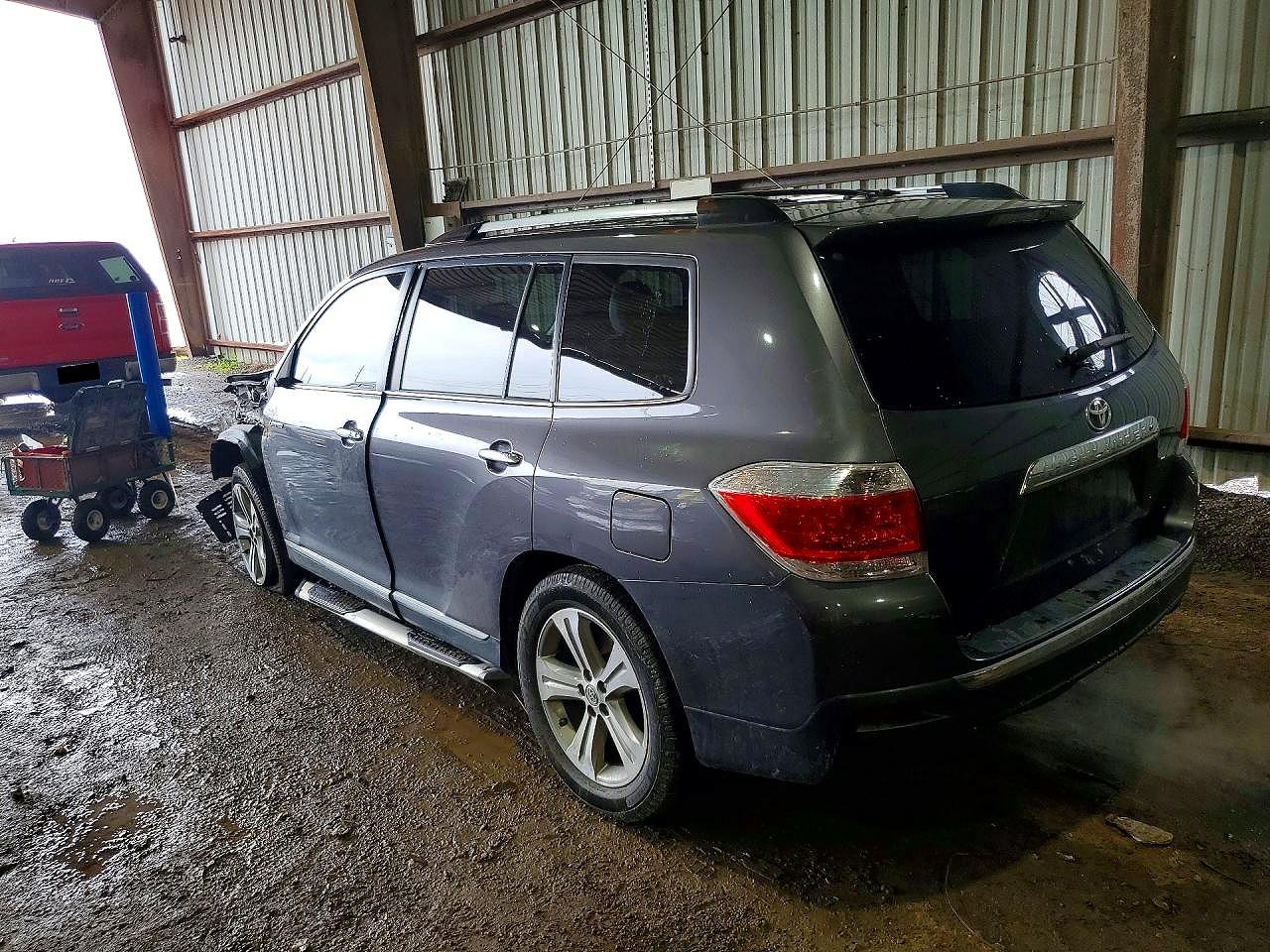2013 Toyota Highlander Limited Gray vin: 5TDYK3EH8DS097917