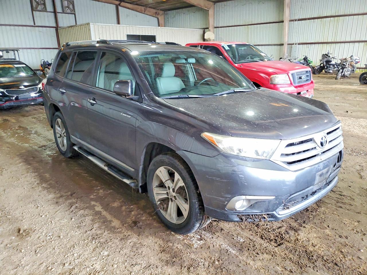 2013 Toyota Highlander Limited Gray vin: 5TDYK3EH8DS097917