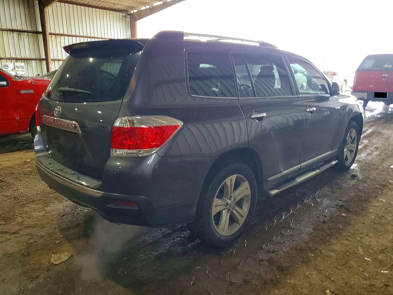 2013 Toyota Highlander Limited Gray vin: 5TDYK3EH8DS097917