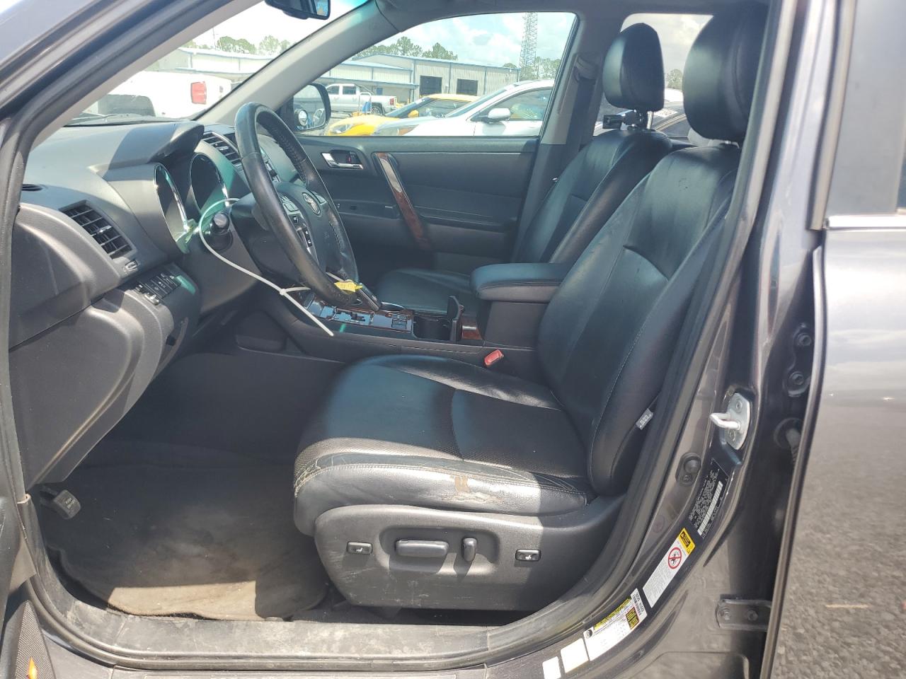 2013 Toyota Highlander Серый vin: 5TDYK3EH8DS118183