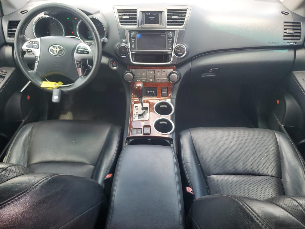 2013 Toyota Highlander Серый vin: 5TDYK3EH8DS118183