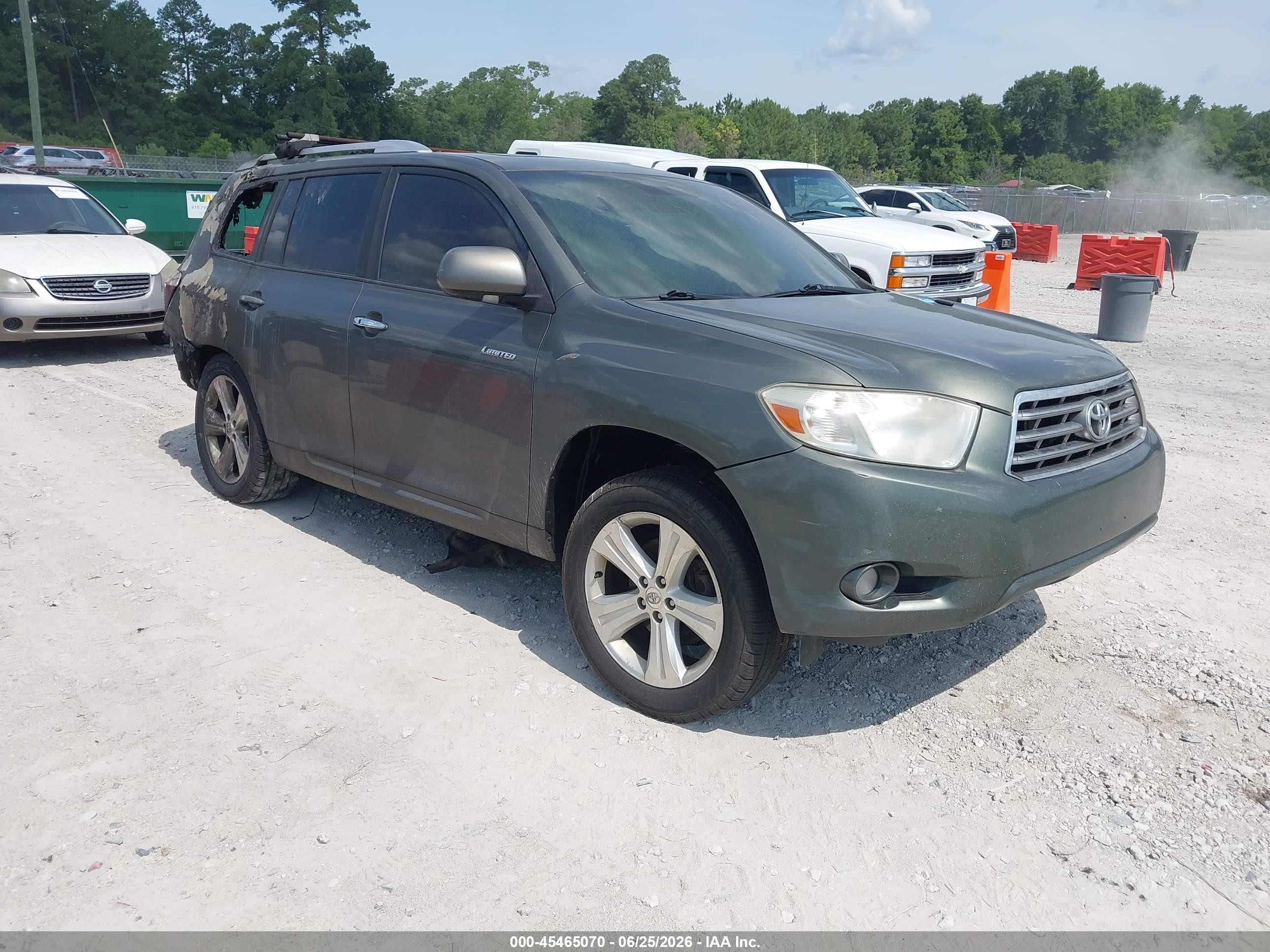2010 Toyota Highlander Limited V6 Серый vin: 5TDYK3EH9AS009162