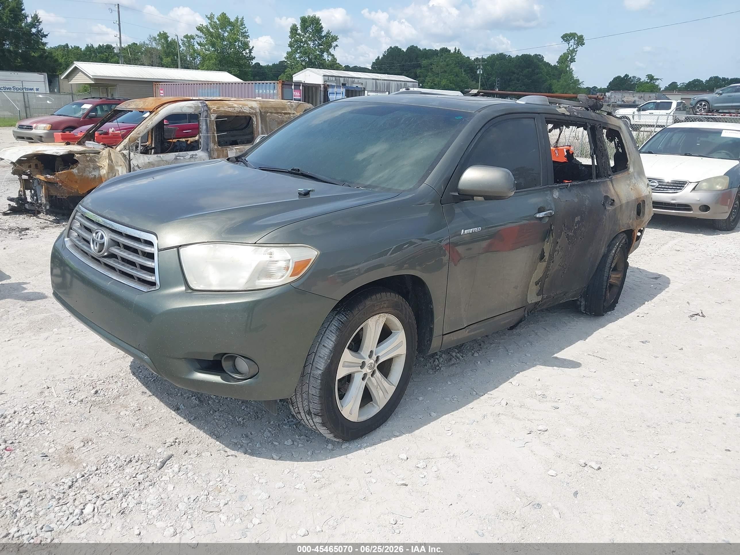 2010 Toyota Highlander Limited V6 Gray vin: 5TDYK3EH9AS009162
