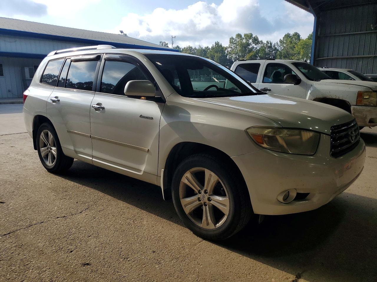 2010 Toyota Highlander Limited White vin: 5TDYK3EH9AS013096