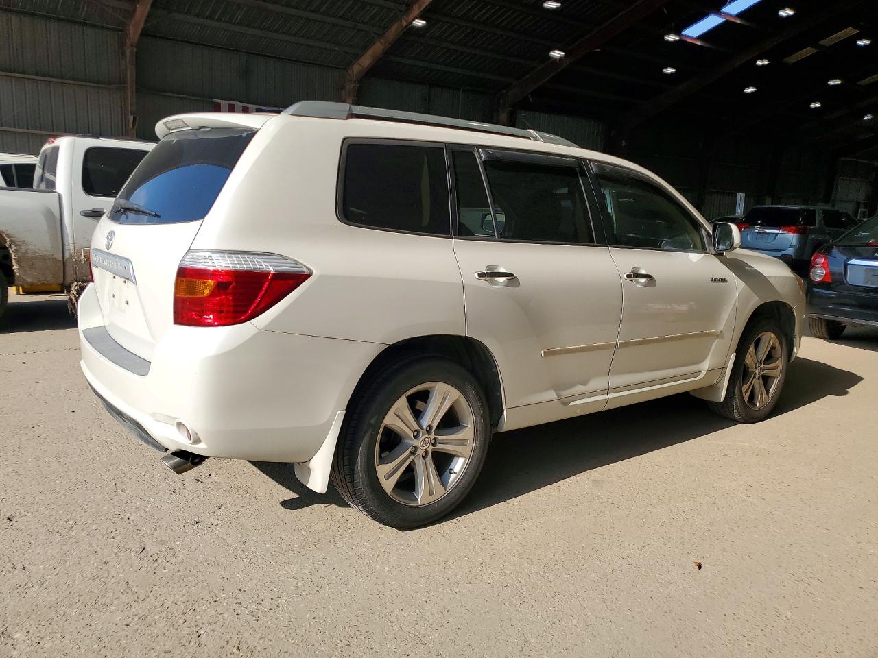2010 Toyota Highlander Limited White vin: 5TDYK3EH9AS013096