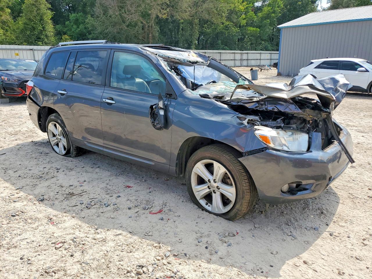 2010 Toyota Highlander Limited Charcoal vin: 5TDYK3EH9AS022820