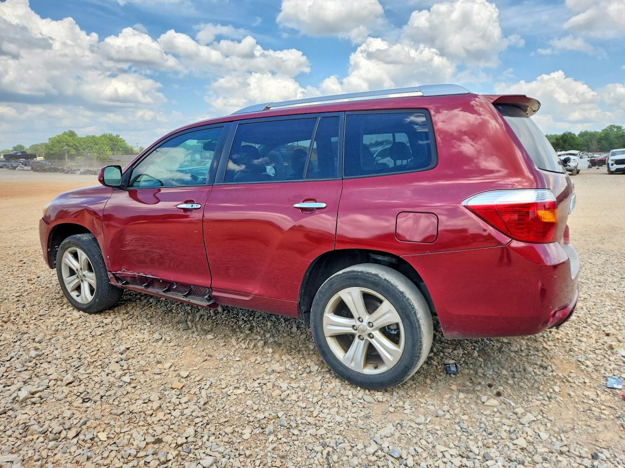 2010 Toyota Highlander Limited Red vin: 5TDYK3EH9AS023241