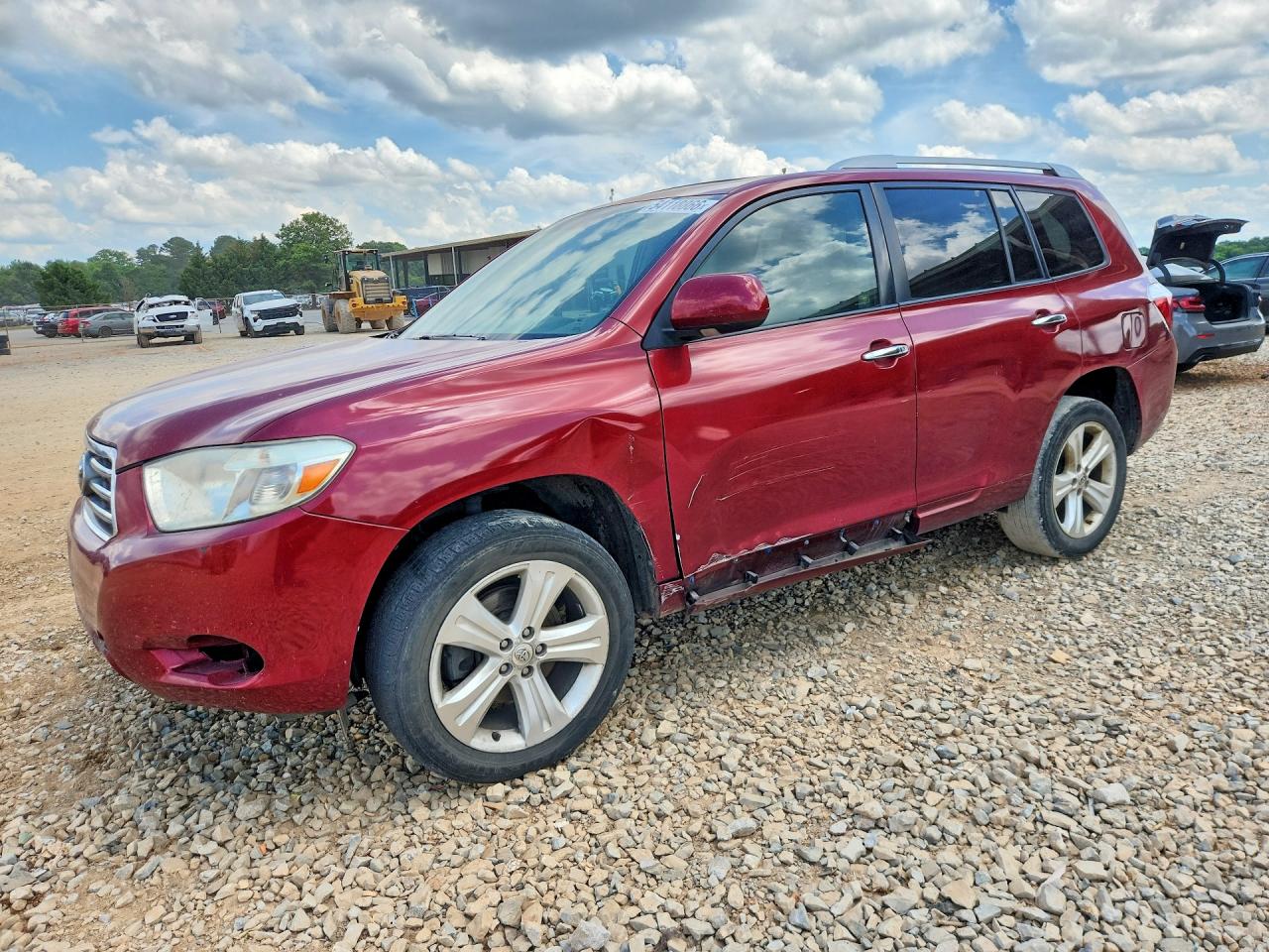 2010 Toyota Highlander Limited Red vin: 5TDYK3EH9AS023241