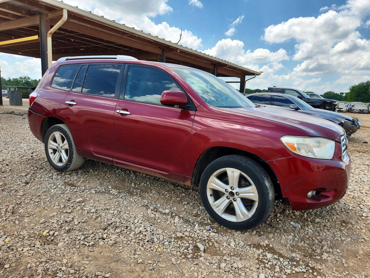 2010 Toyota Highlander Limited Red vin: 5TDYK3EH9AS023241