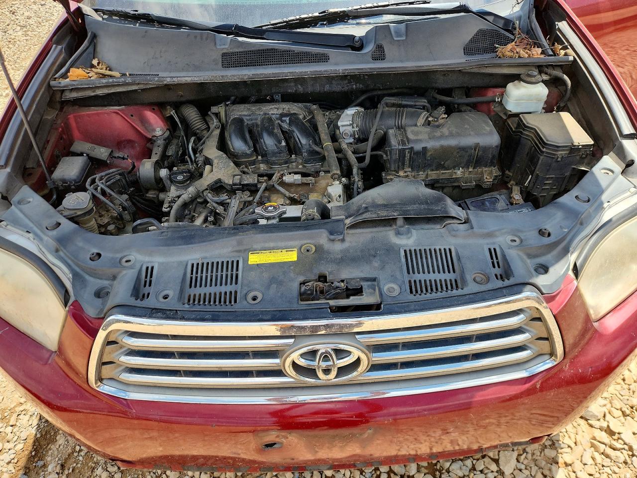 2010 Toyota Highlander Limited Red vin: 5TDYK3EH9AS023241