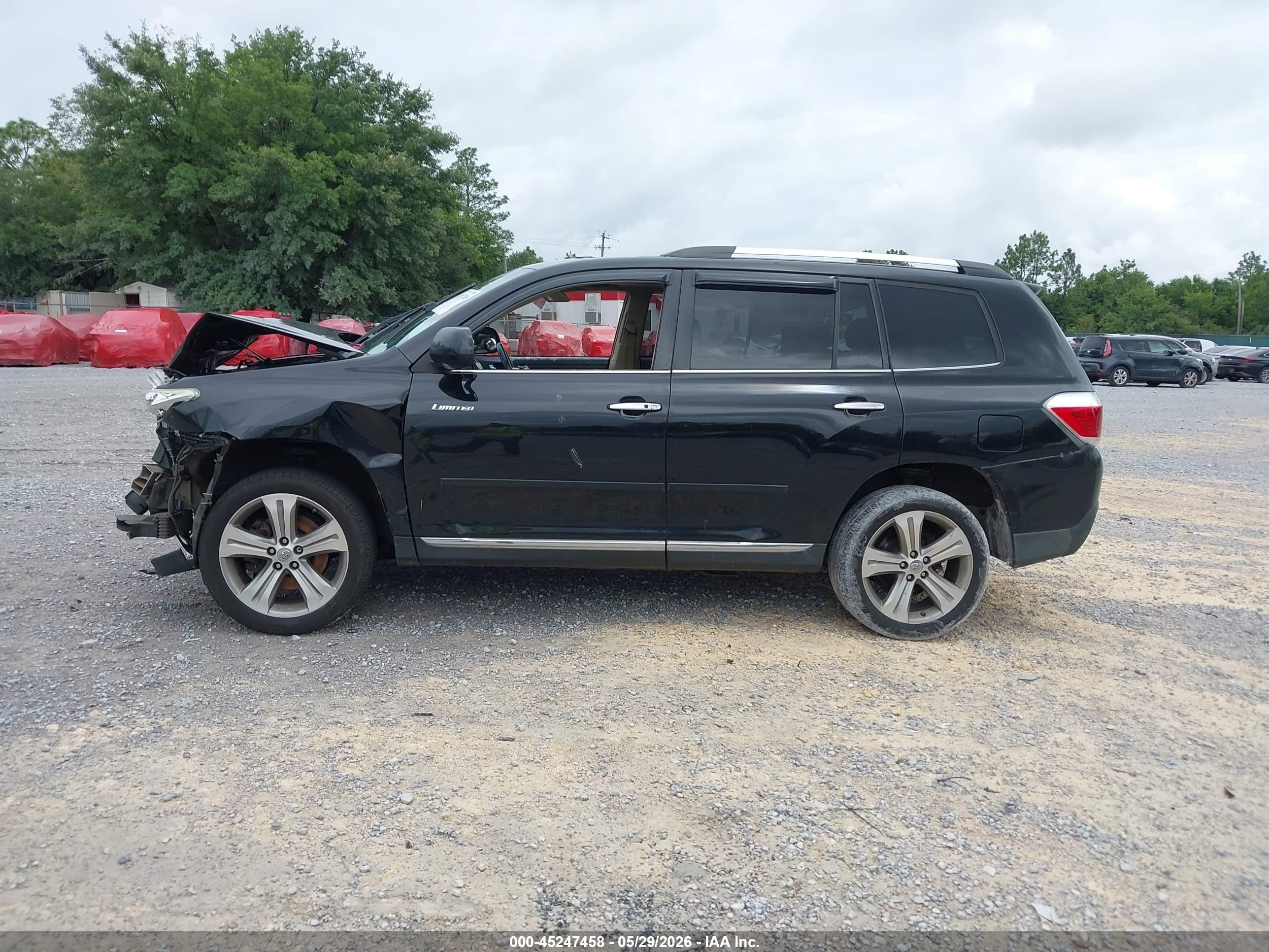 2011 Toyota Highlander Limited V6 Black vin: 5TDYK3EH9BS044012