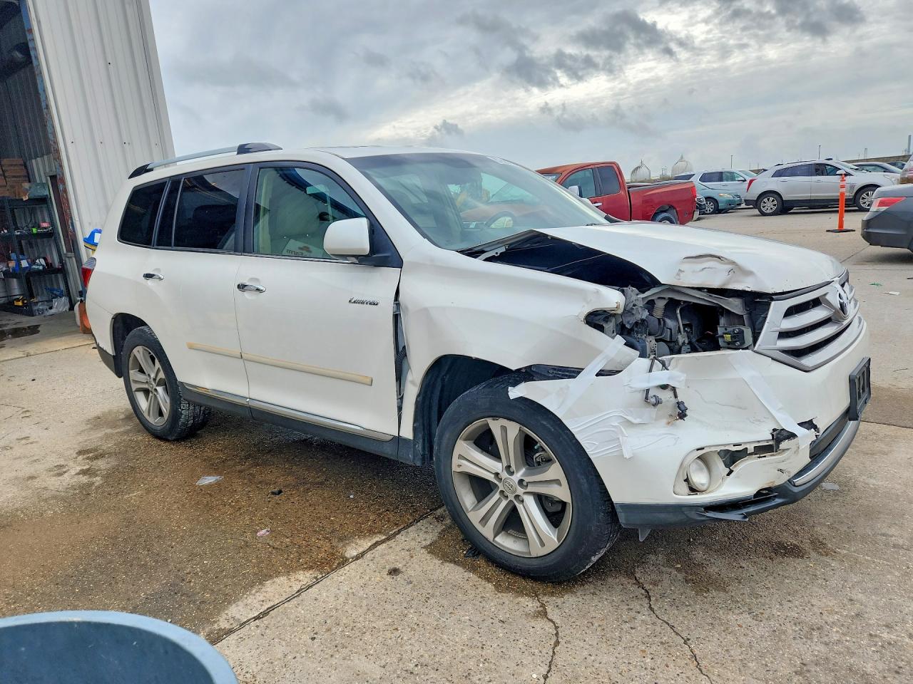 2011 Toyota Highlander Limited Белый vin: 5TDYK3EH9BS047444