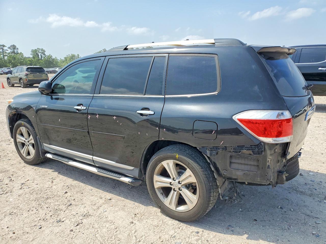 2012 Toyota Highlander Limited Black vin: 5TDYK3EH9CS080283