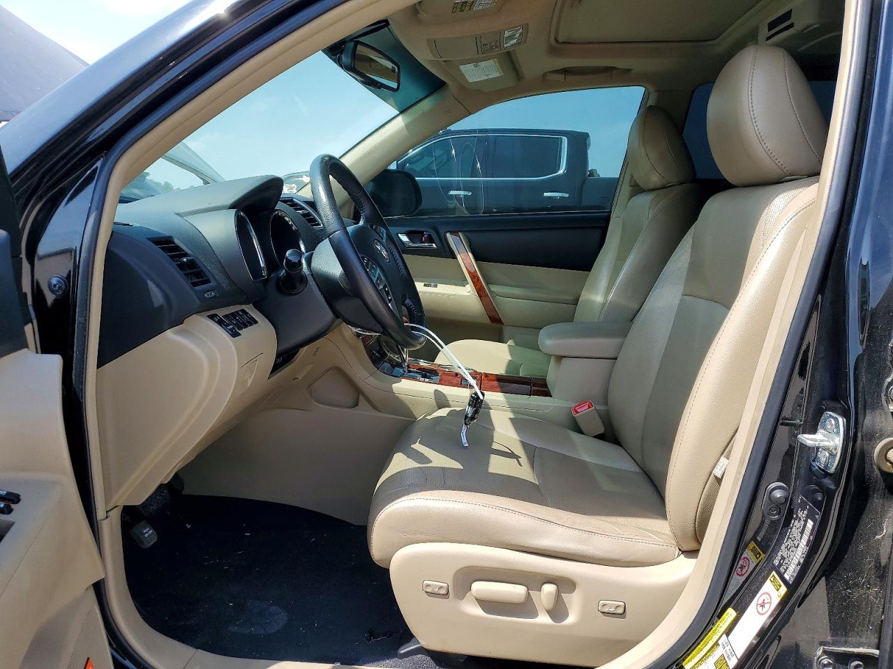 2012 Toyota Highlander Limited Black vin: 5TDYK3EH9CS080283