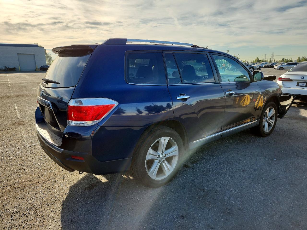 2012 Toyota Highlander Limited Blue vin: 5TDYK3EH9CS082373